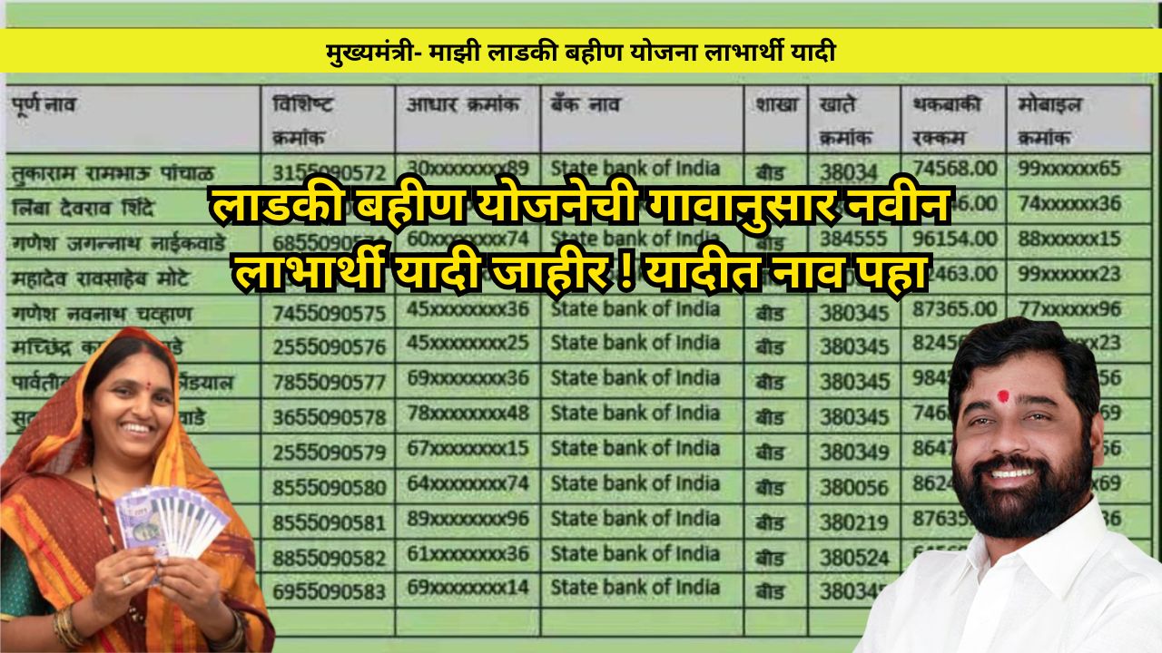 Ladki Bahin yojana form